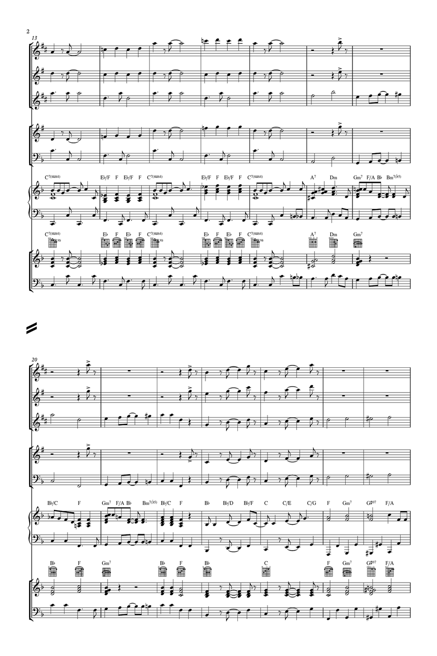 Zero To Hero Zero To Hero Concert Band scores gallery preview page 2