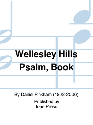 Book cover for Wellesley Hills Psalm Book