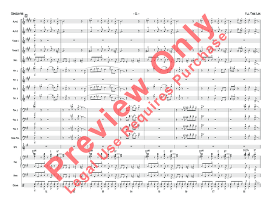 I'll Take Les Jazz Ensemble scores gallery preview page 12