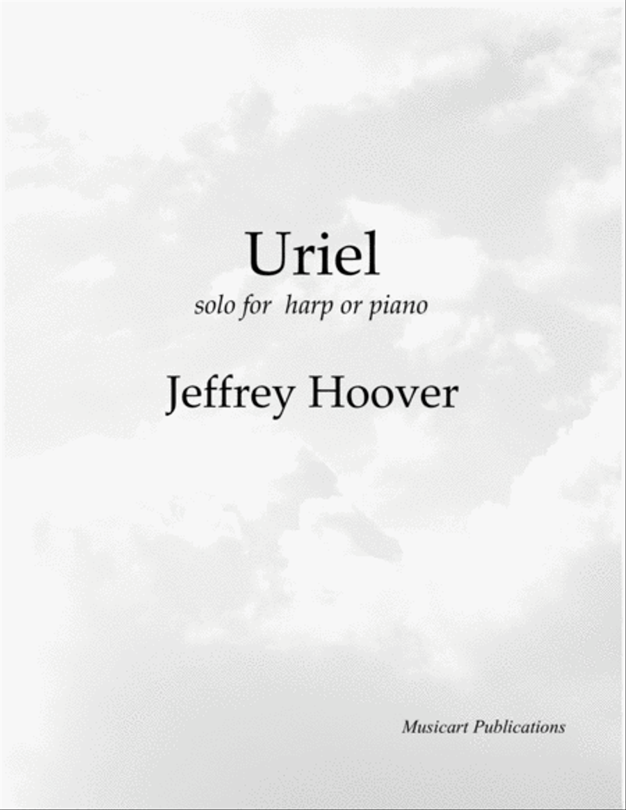 Uriel - for harp or piano Harp scores gallery preview page 1