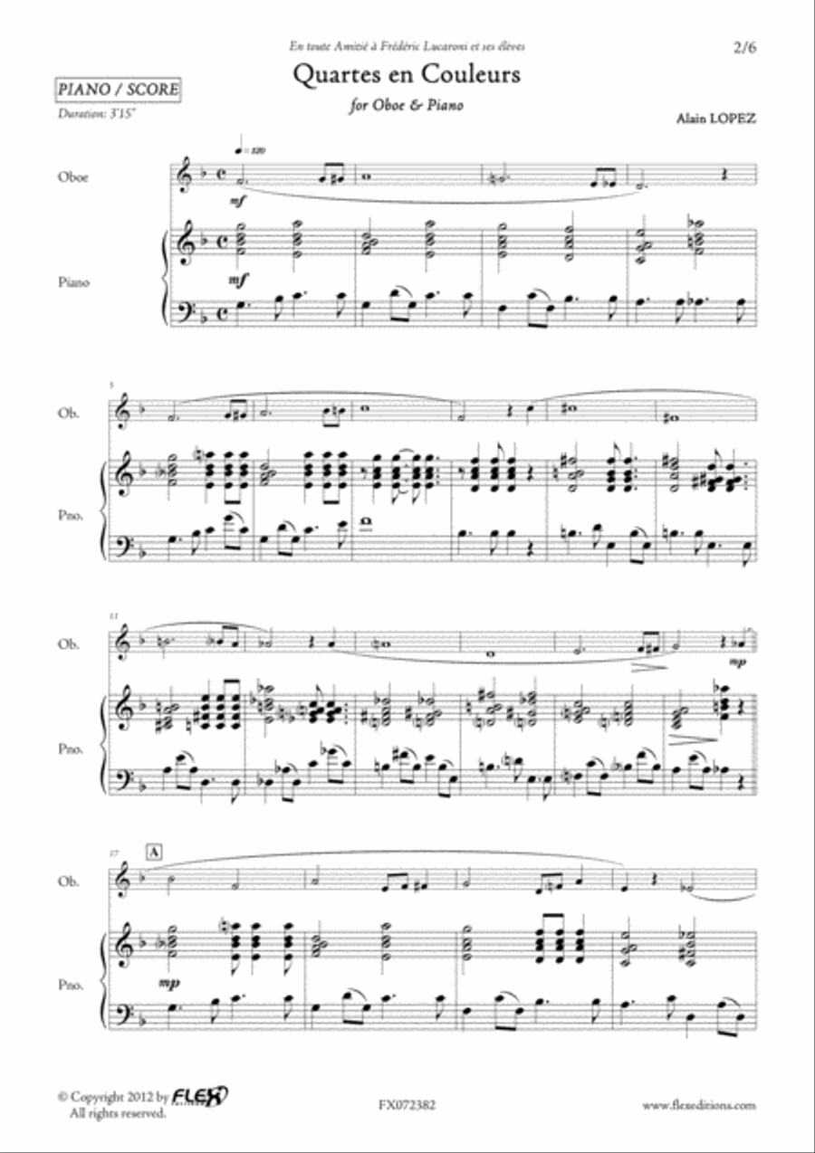 Quartes en Couleurs Quartes en Couleurs Piano scores gallery preview page 2