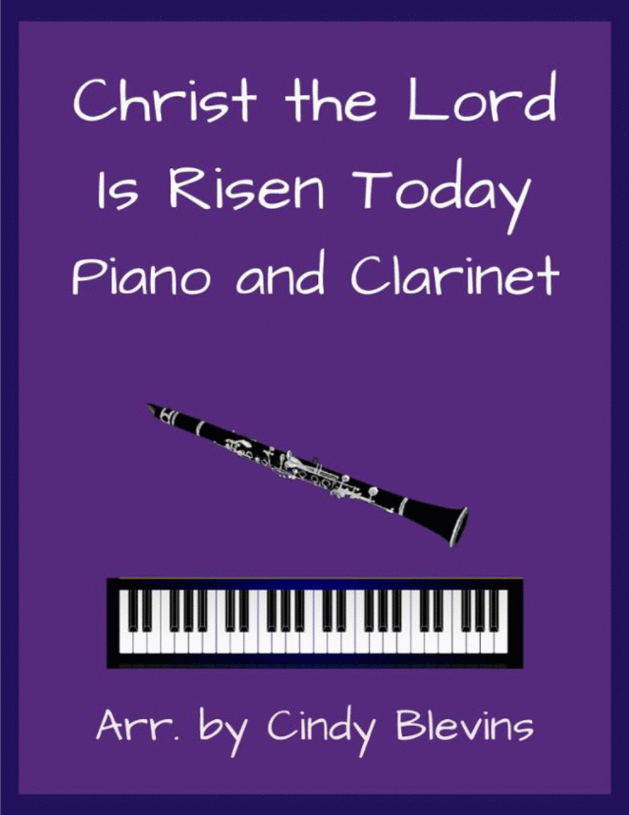 Christ the Lord is Risen Today, for Piano and Clarinet image number null