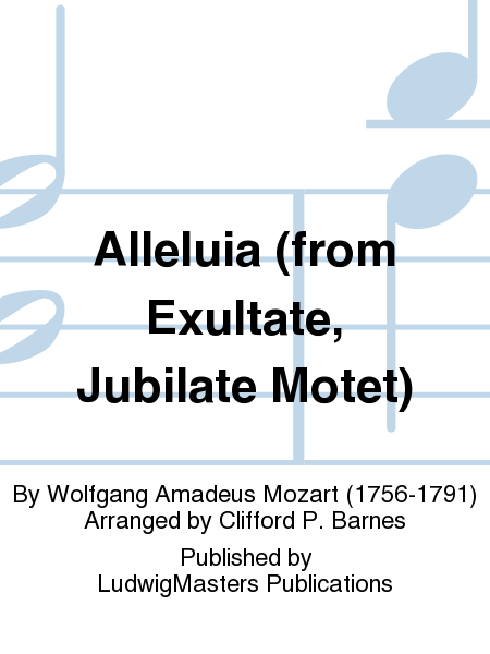 Alleluia (from Exultate, Jubilate Motet) image number null