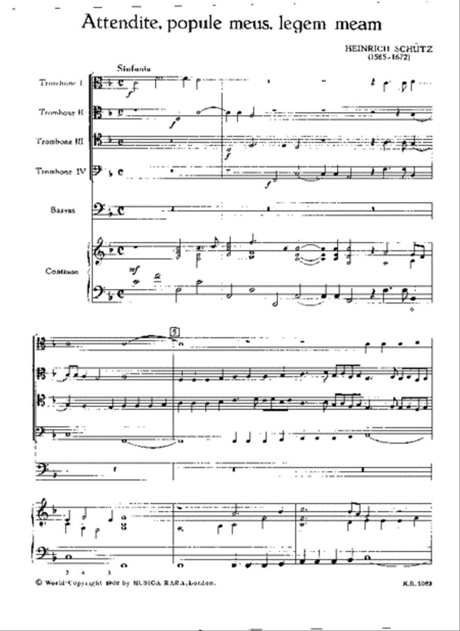 Attendite, populae meas, legam meam Voice scores gallery preview page 2