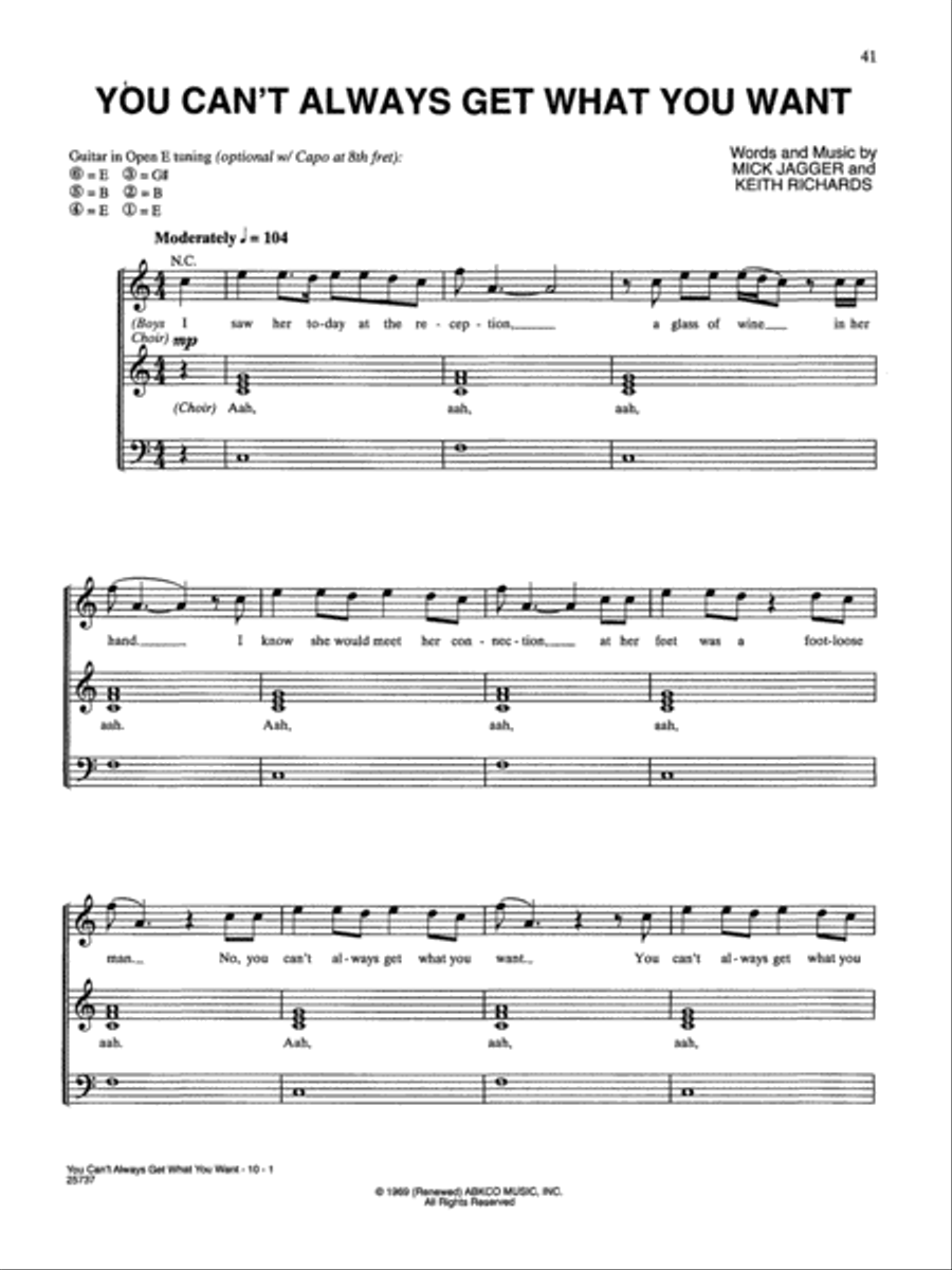 Let It Bleed Piano, Vocal, Guitar scores gallery preview page 3