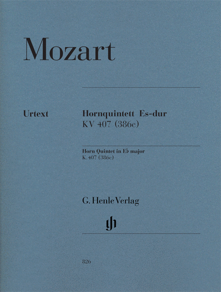 Horn Quintet in E-flat Major K. 407 (386c)