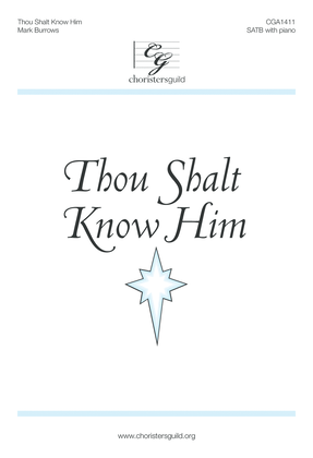 Book cover for Thou Shalt Know Him