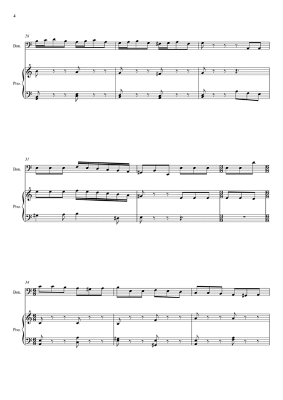 LA CAMPANELLA Bassoon scores gallery preview page 4