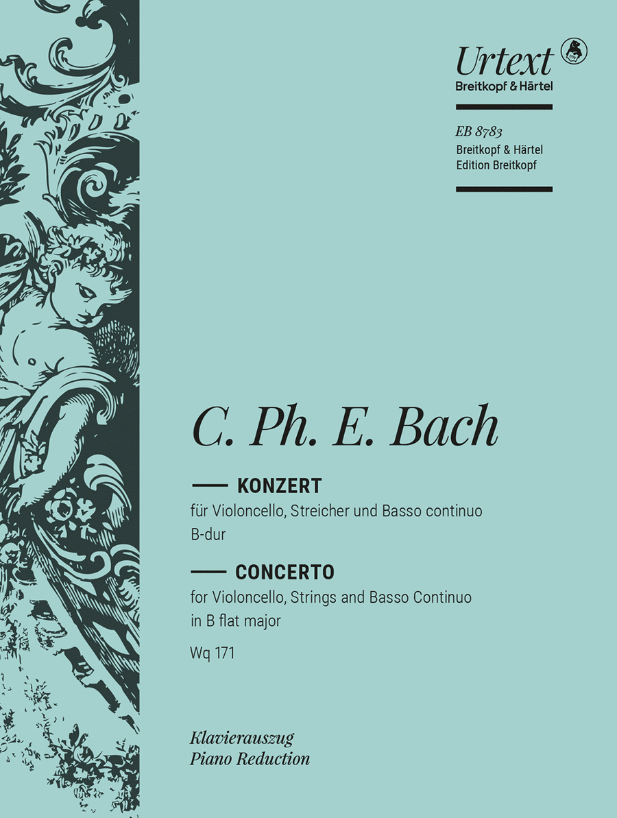 Violoncello Concerto in B flat major Wq 171 Piano Accompaniment scores gallery preview page 1