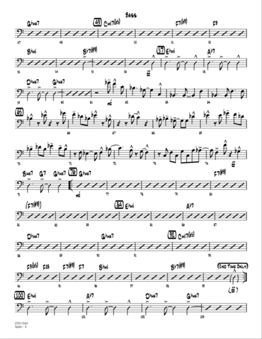 Spain - Bass Part scores gallery preview page 2