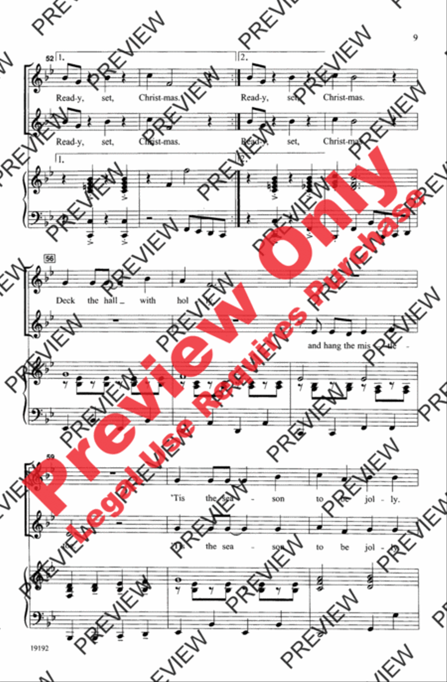 Ready, Set, Christmas! Ready, Set, Christmas! 2-Part scores gallery preview page 9