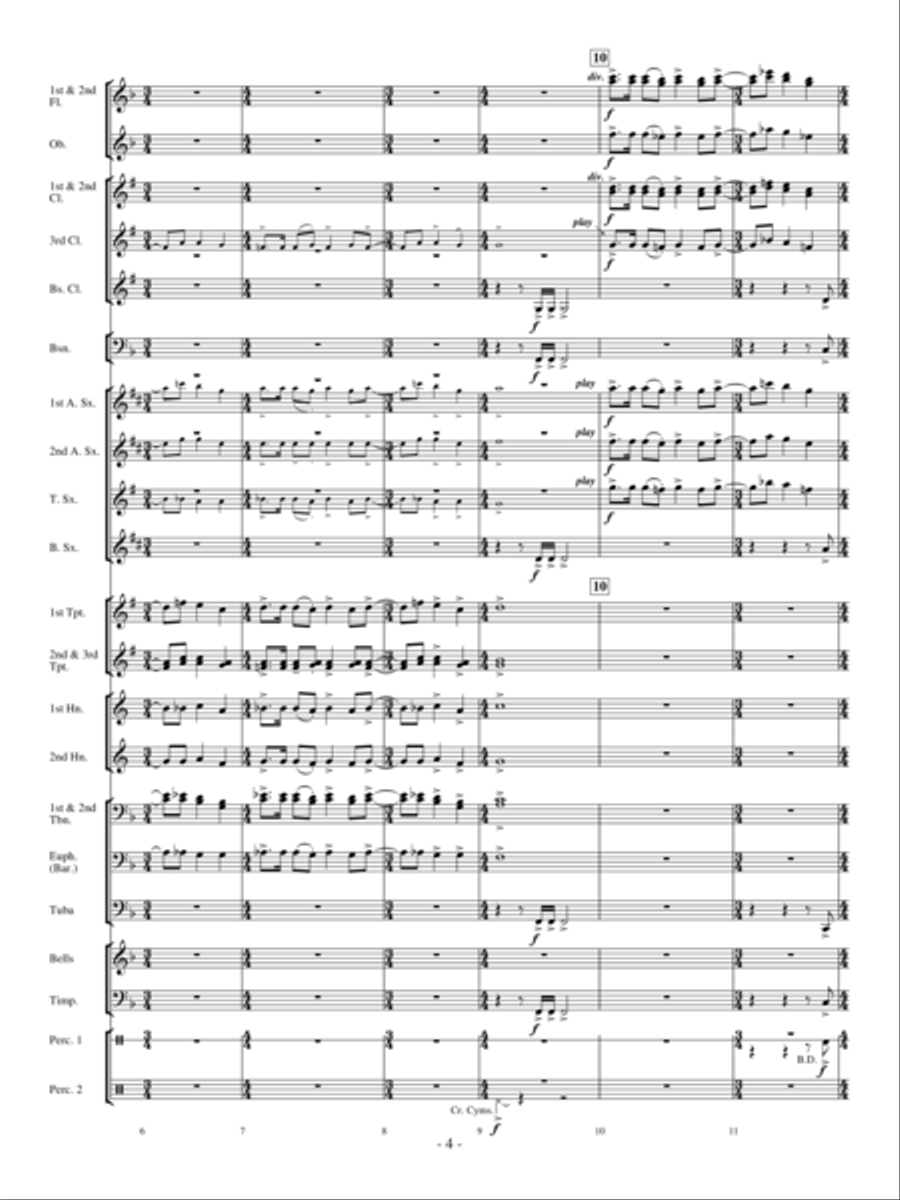 Northwind Concert Band scores gallery preview page 3