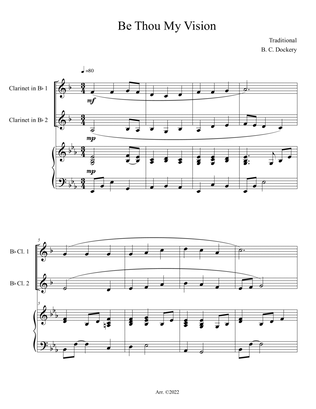 Be Thou My Vision (Clarinet Duet with Piano Accompaniment)