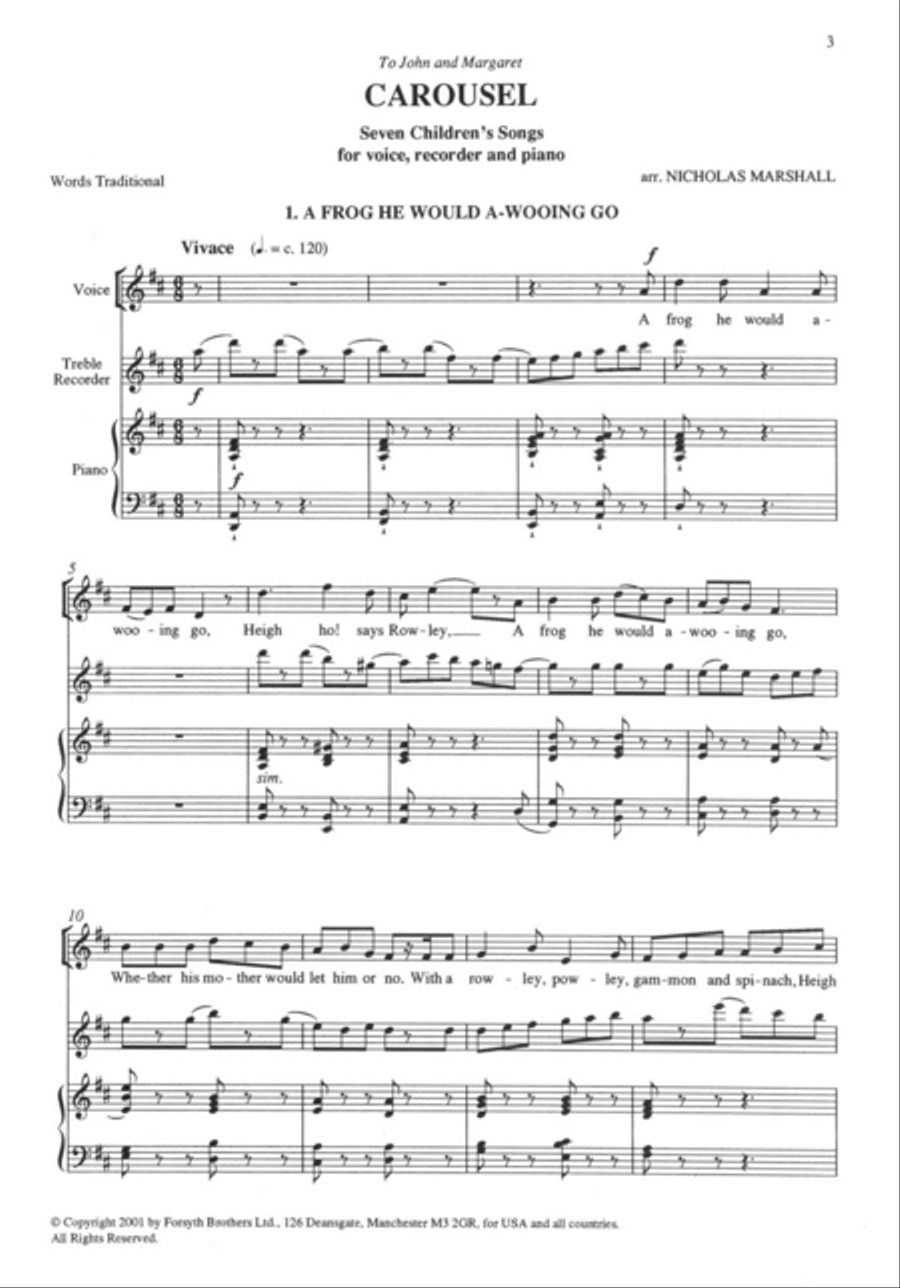 Carousel: Seven Childrens Songs Recorder scores gallery preview page 3