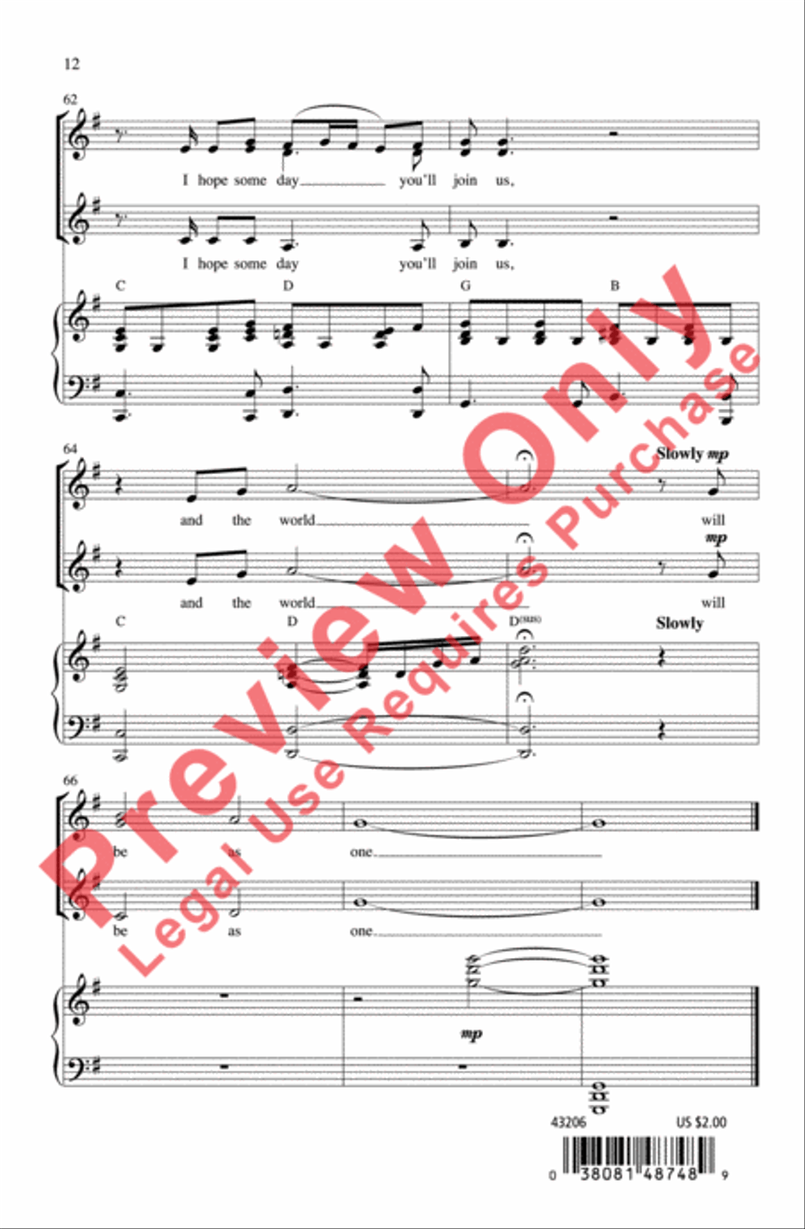Imagine Imagine Women's Choir scores gallery preview page 12
