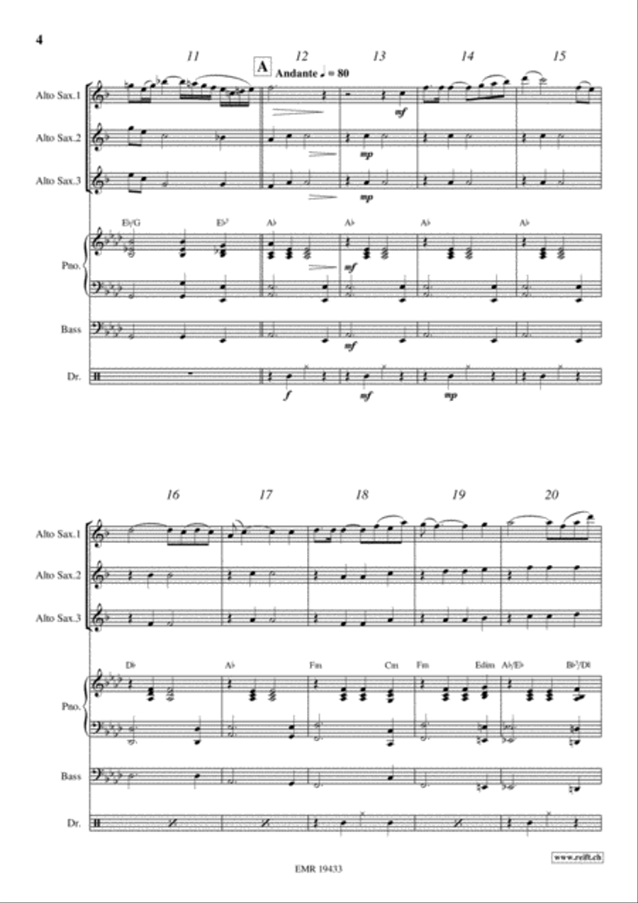 Nautical Airs Alto Saxophone scores gallery preview page 4