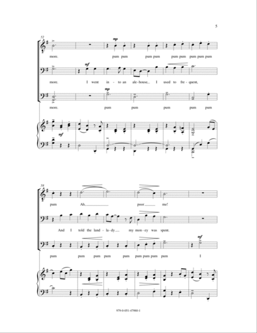 The Wild Rover 3-Part scores gallery preview page 5
