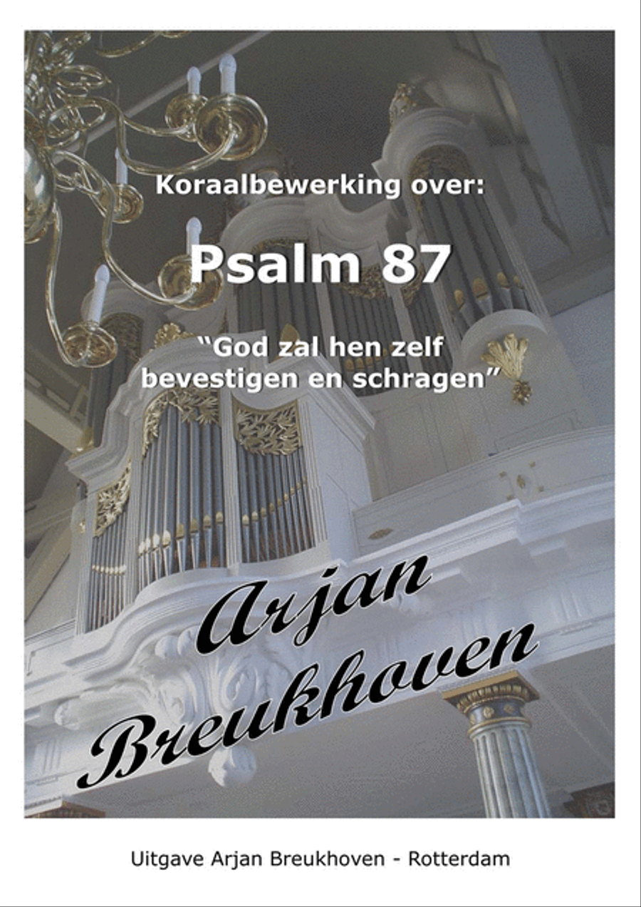 Koraalbewerking over Psalm 87 Organ scores gallery preview page 1