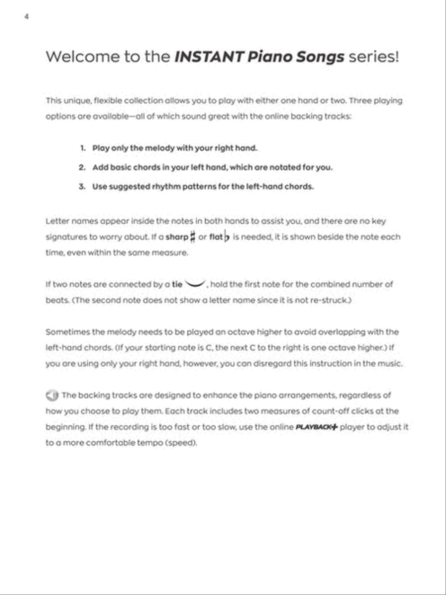 Pop Hits – Instant Piano Songs Easy Piano scores gallery preview page 4