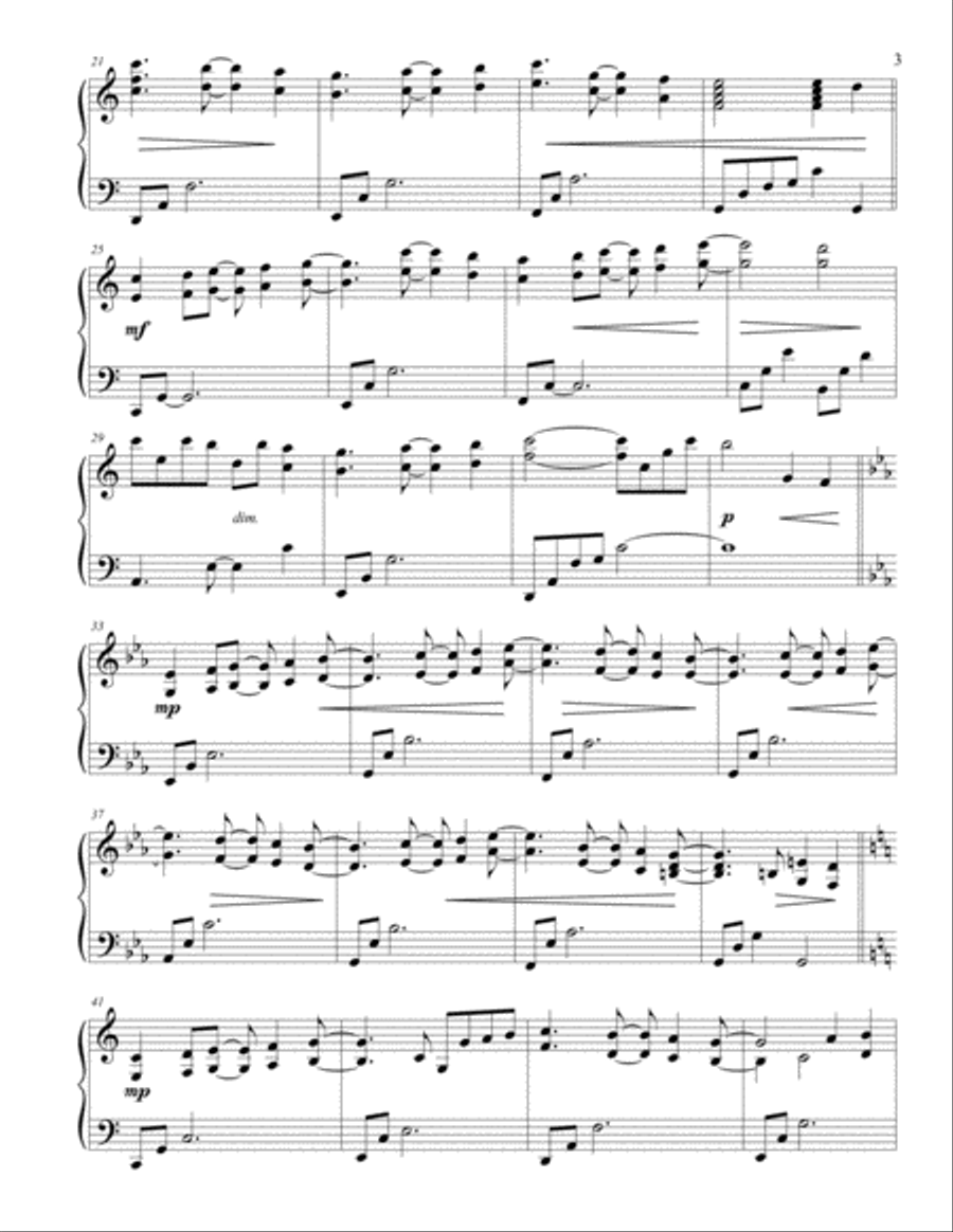 The First Noel Piano Solo scores gallery preview page 3