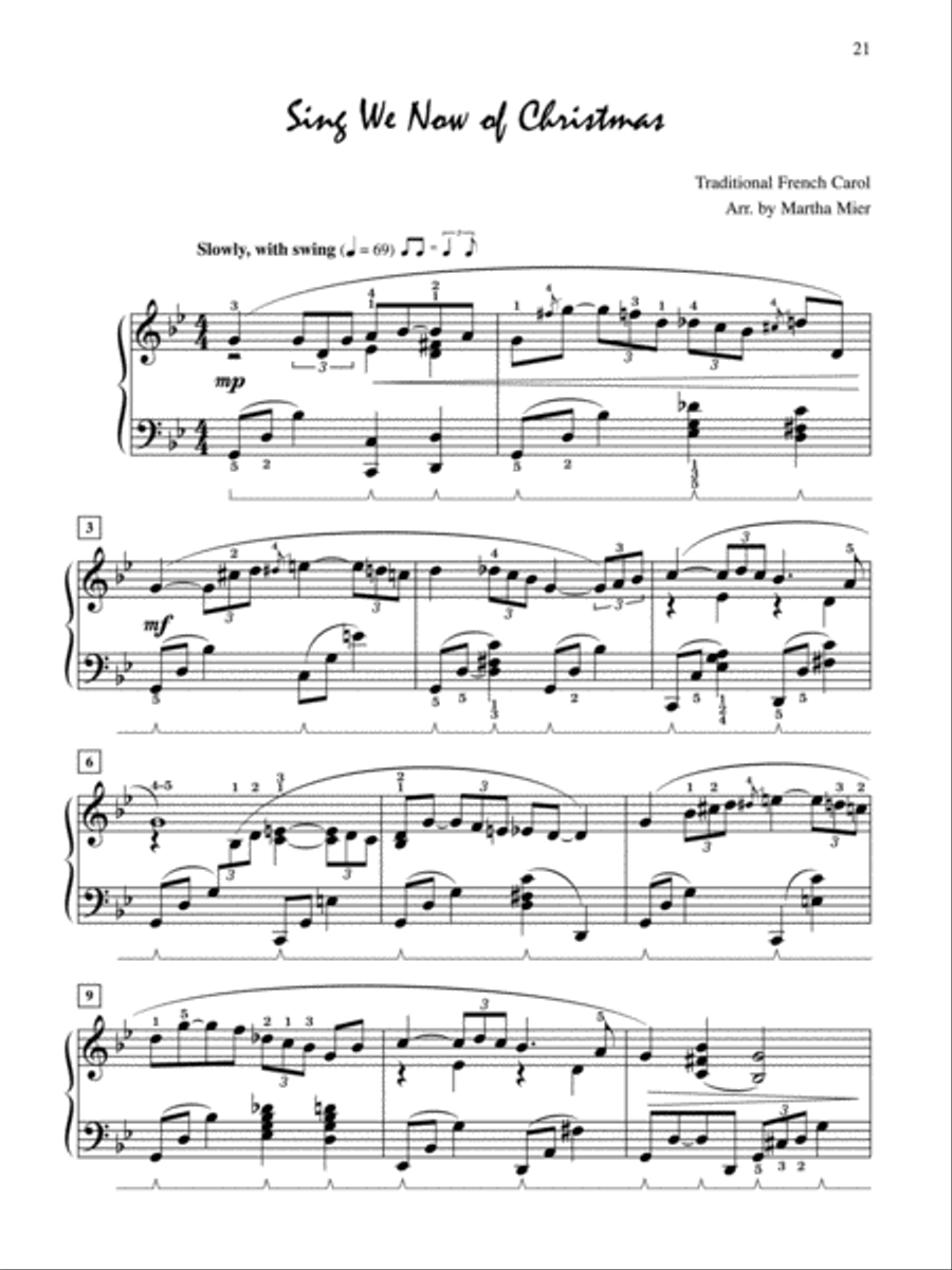 Christmas Jazz, Rags & Blues, Book 4 Piano Solo scores gallery preview page 5