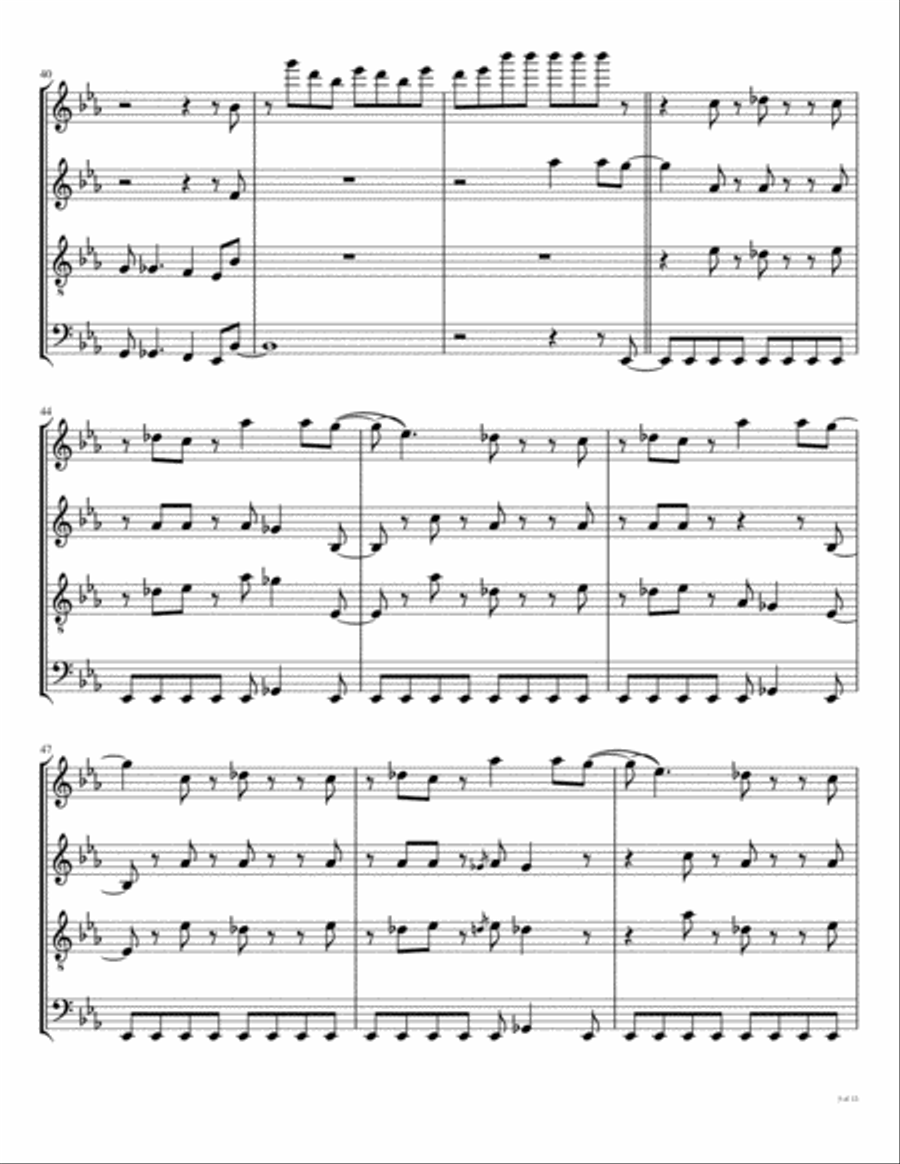 Panama Woodwind Quartet scores gallery preview page 6