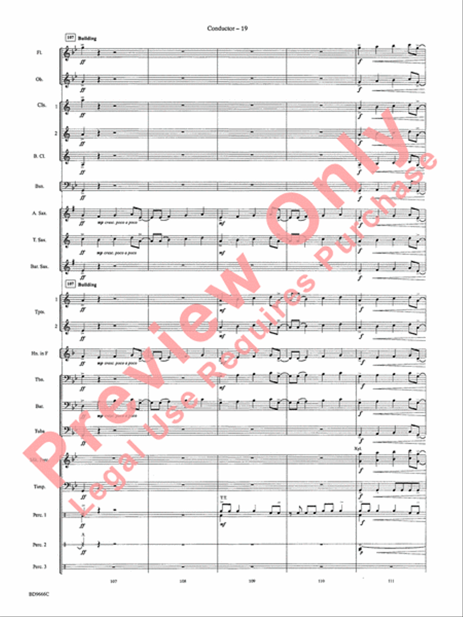 Hymnsong Variants Concert Band scores gallery preview page 22