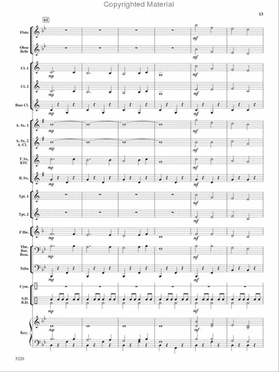 Patriots on Parade Concert Band scores gallery preview page 12