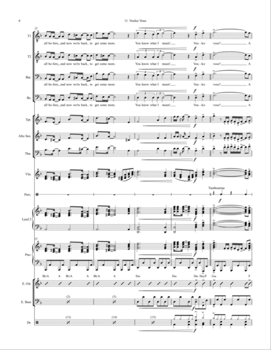 Voulez-vous Large Ensemble scores gallery preview page 6