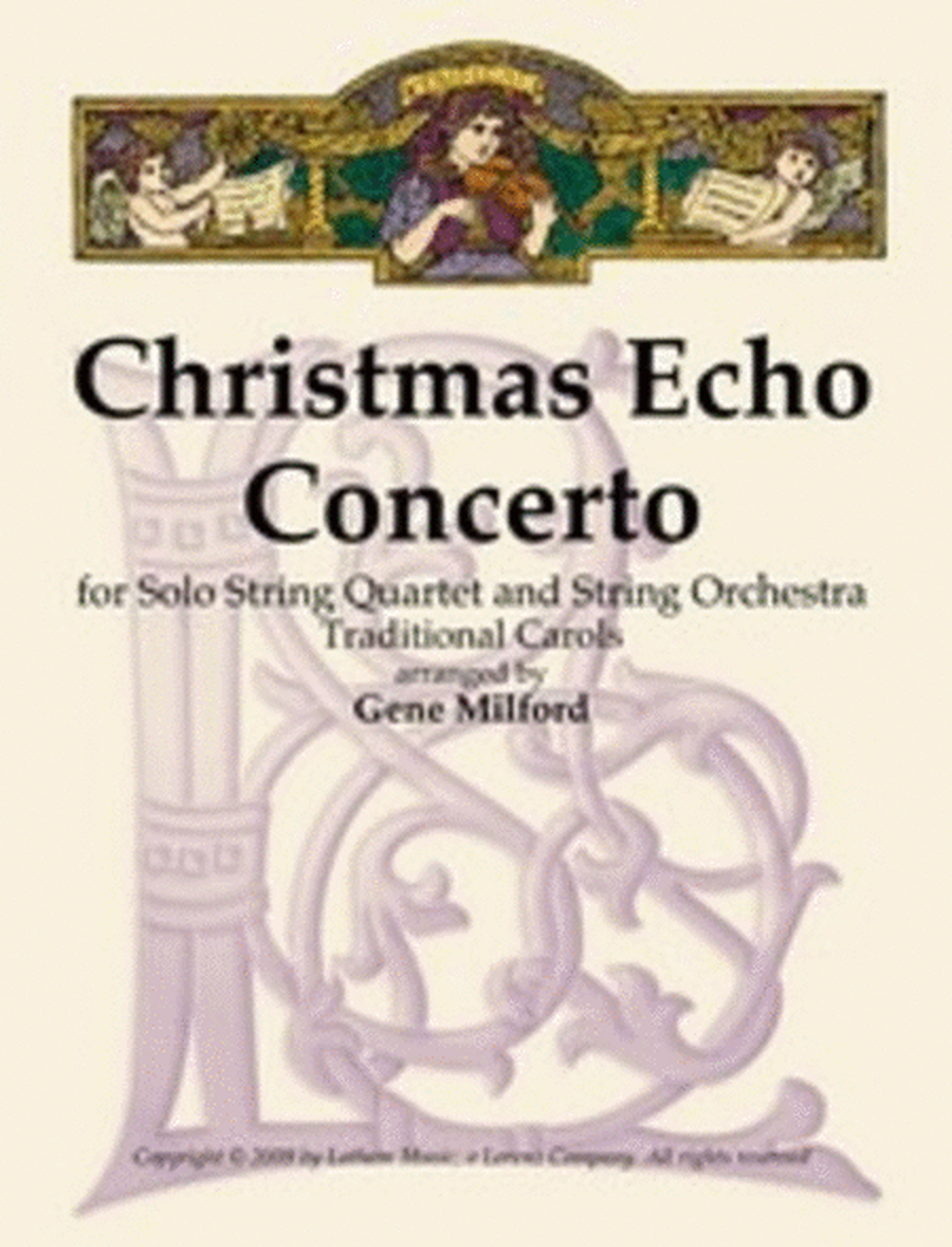 Christmas Echo Concerto String 4Et And So Sc/Pts