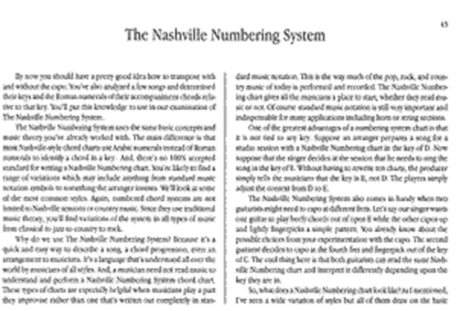 Guide to Capo, Transposing, & the Nashville Numbering System