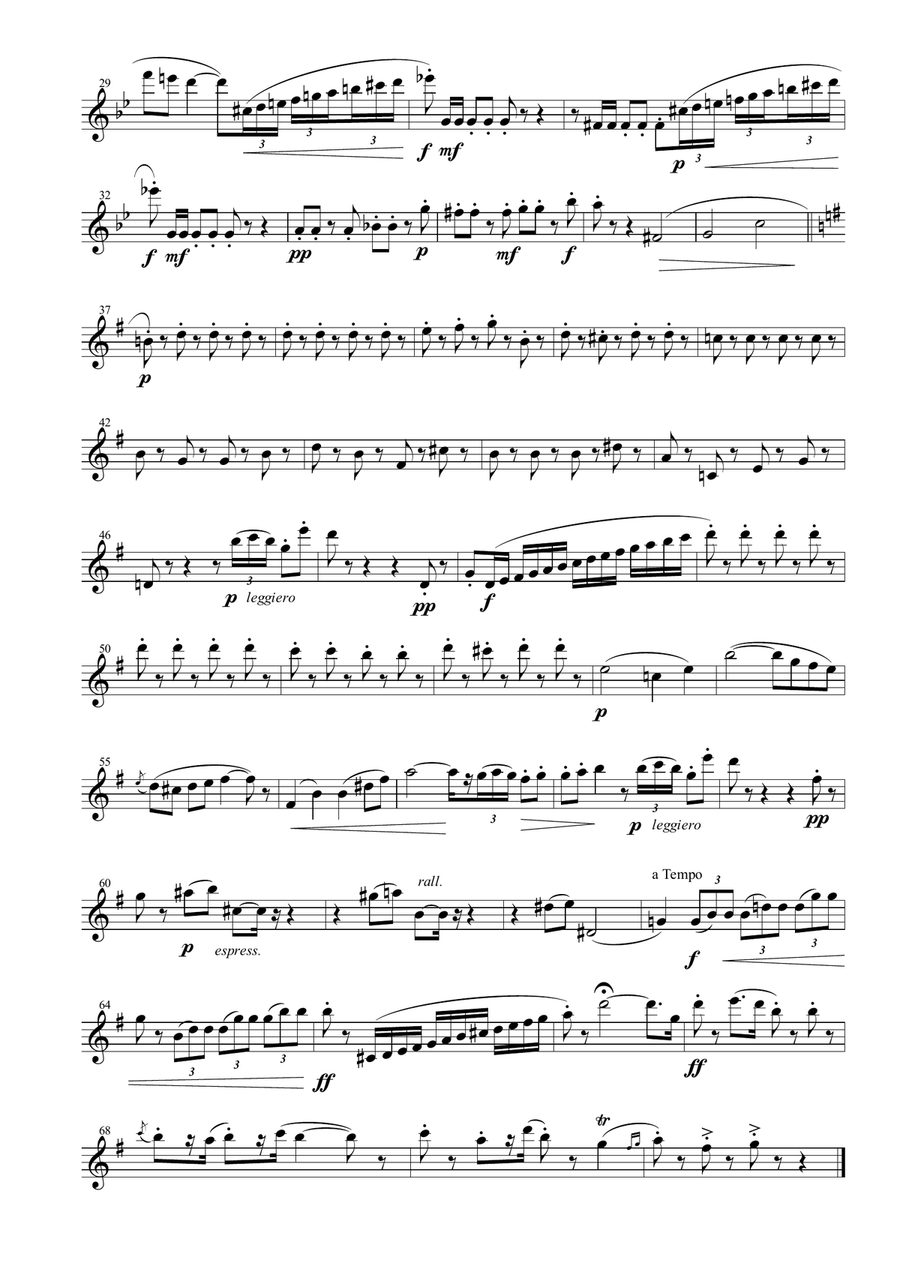 Toreador's Song from "Carmen Suite No. 2" for Clarinet Quartet image number null