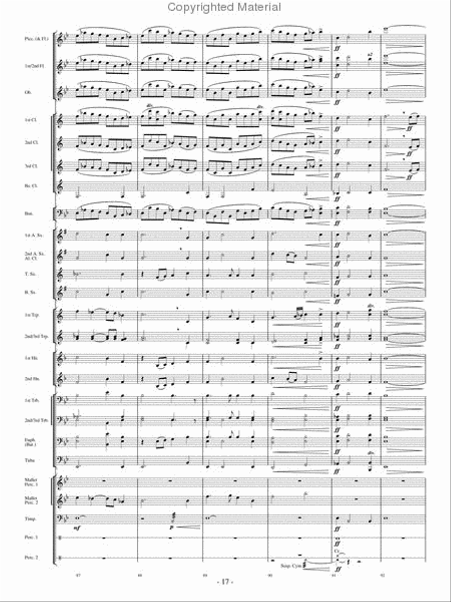 High Country Celebration High Country Celebration Concert Band scores gallery preview page 16