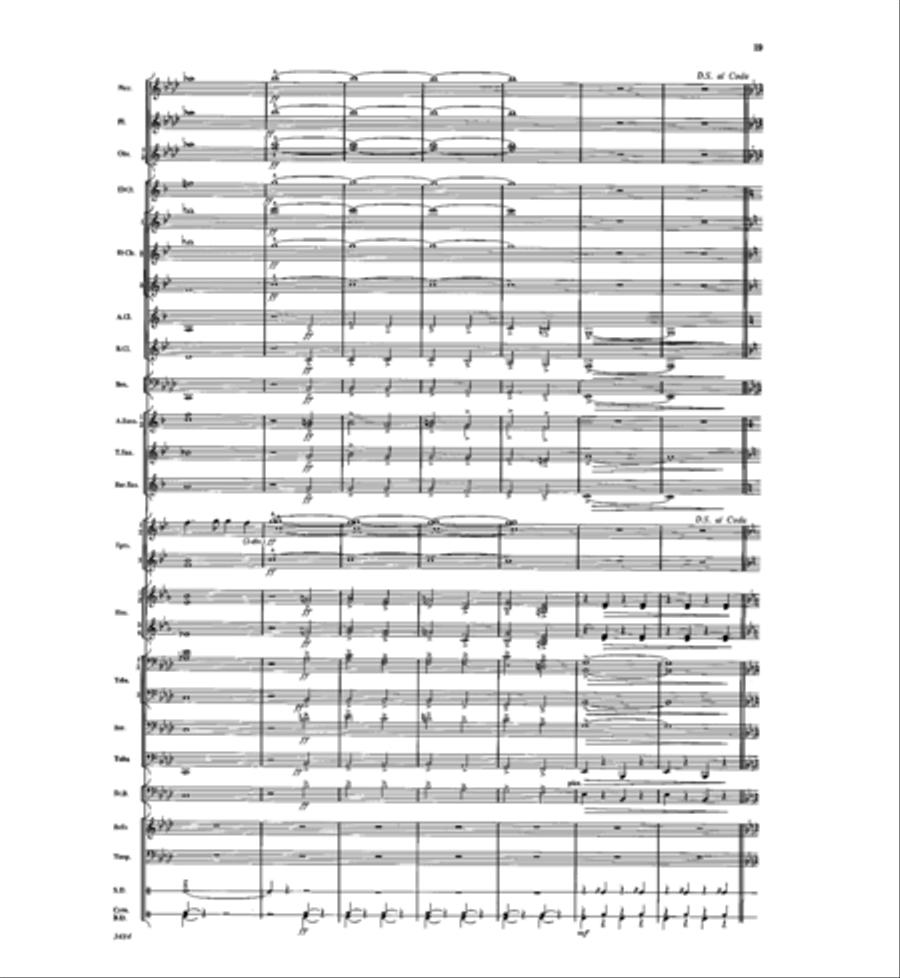 The Americans The Americans Concert Band scores gallery preview page 18