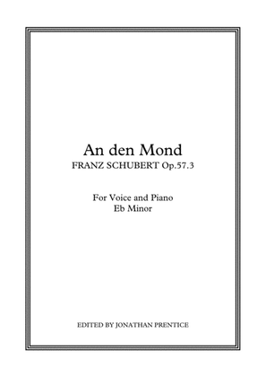An den Mond - Schubert Op.57 (Eb Minor)