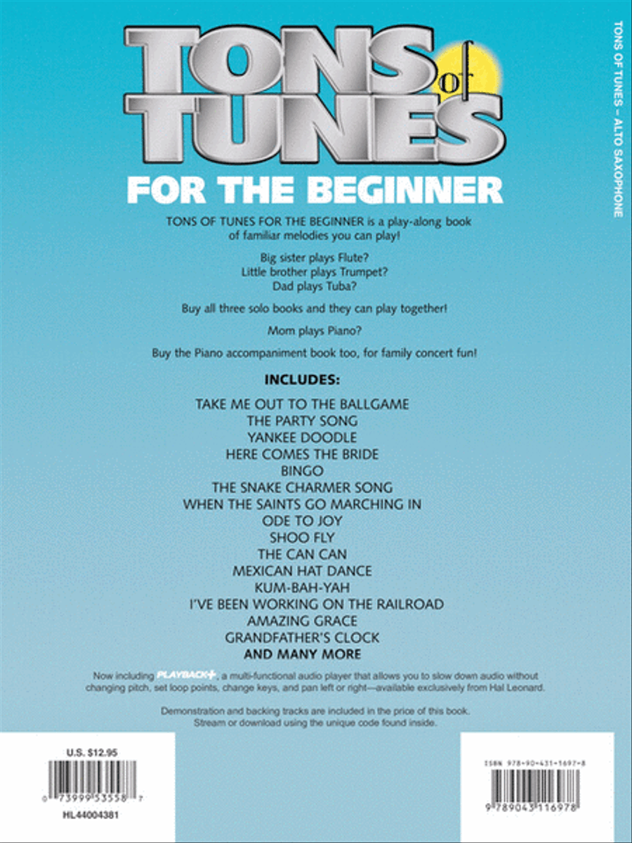 Tons of Tunes for the Beginner (audio access included)