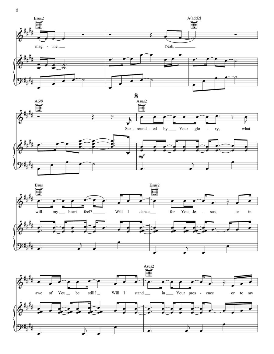 I Can Only Imagine Guitar scores gallery preview page 2