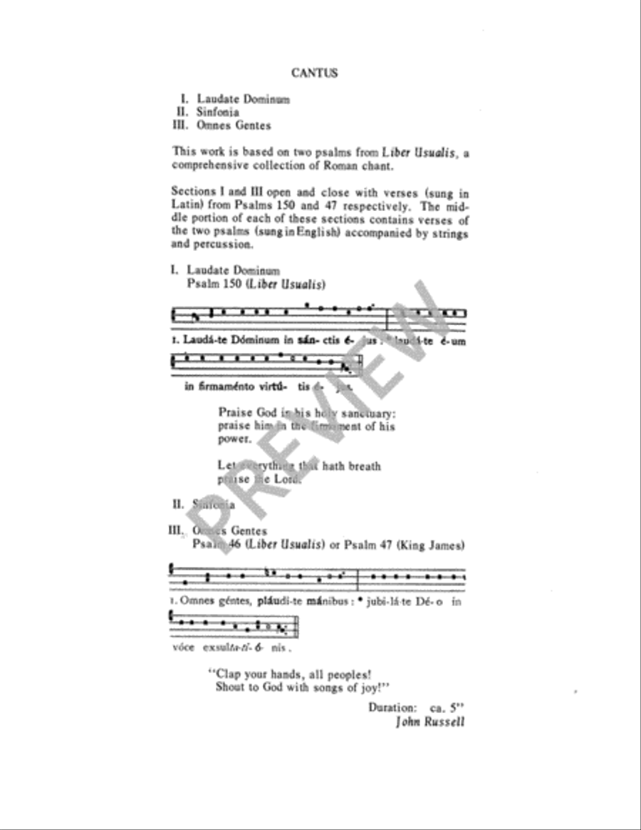 Cantus SA scores gallery preview page 3