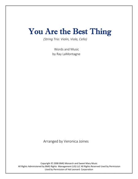 You Are The Best Thing image number null