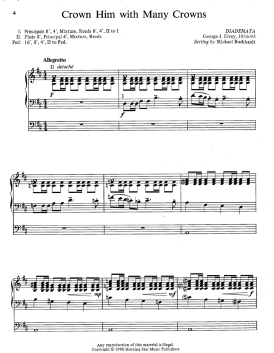 Five Easter Season Hymn Improvisations, Set 1 Organ scores gallery preview page 2