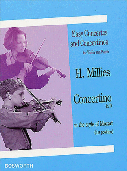 Millies - Concertino D In Style Mozart Violin/Piano