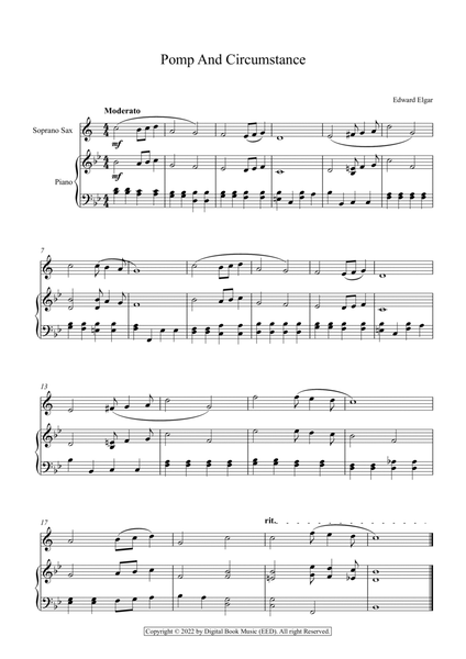 Pomp And Circumstance - Edward Elgar (Soprano Sax + Piano)