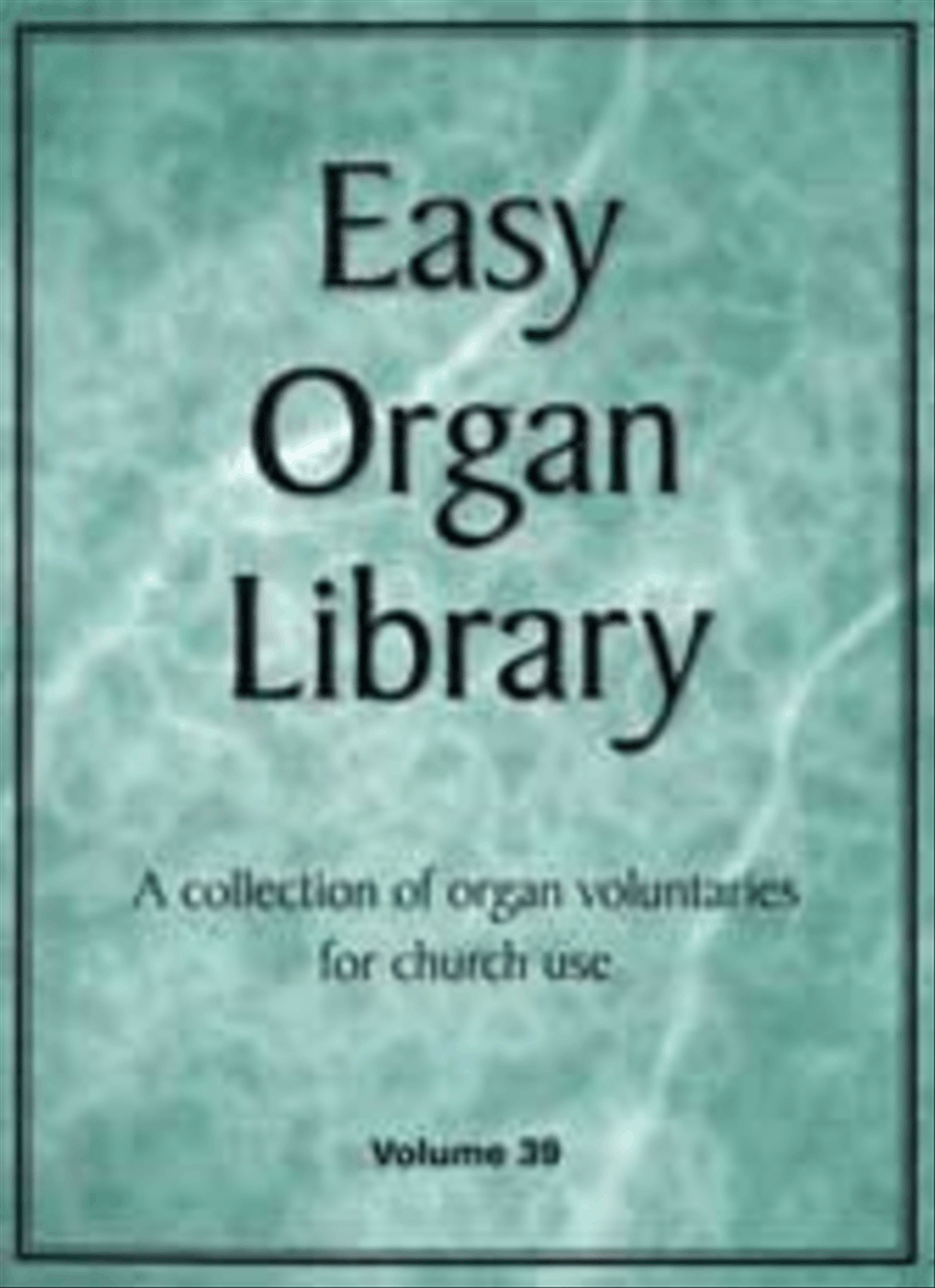 Easy Organ Library, Vol. 39