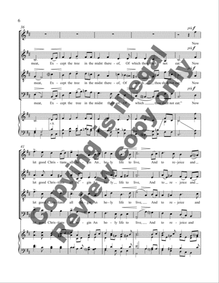 The Lord at first did Adam make 4-Part scores gallery preview page 11
