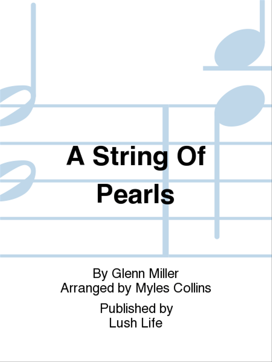 A String Of Pearls Big Band scores gallery preview page 1