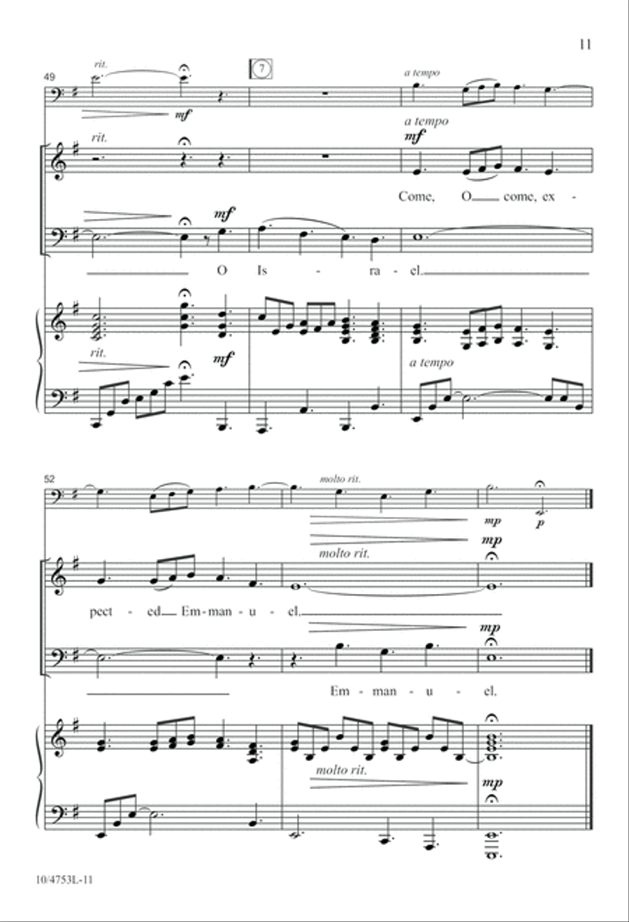 Emmanuel, Expected Jesus 2-Part scores gallery preview page 11