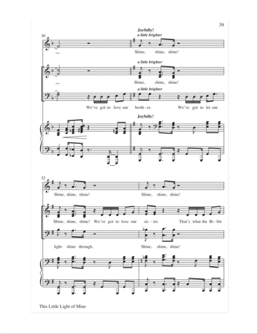 Let the Children Sing 4-Part scores gallery preview page 41