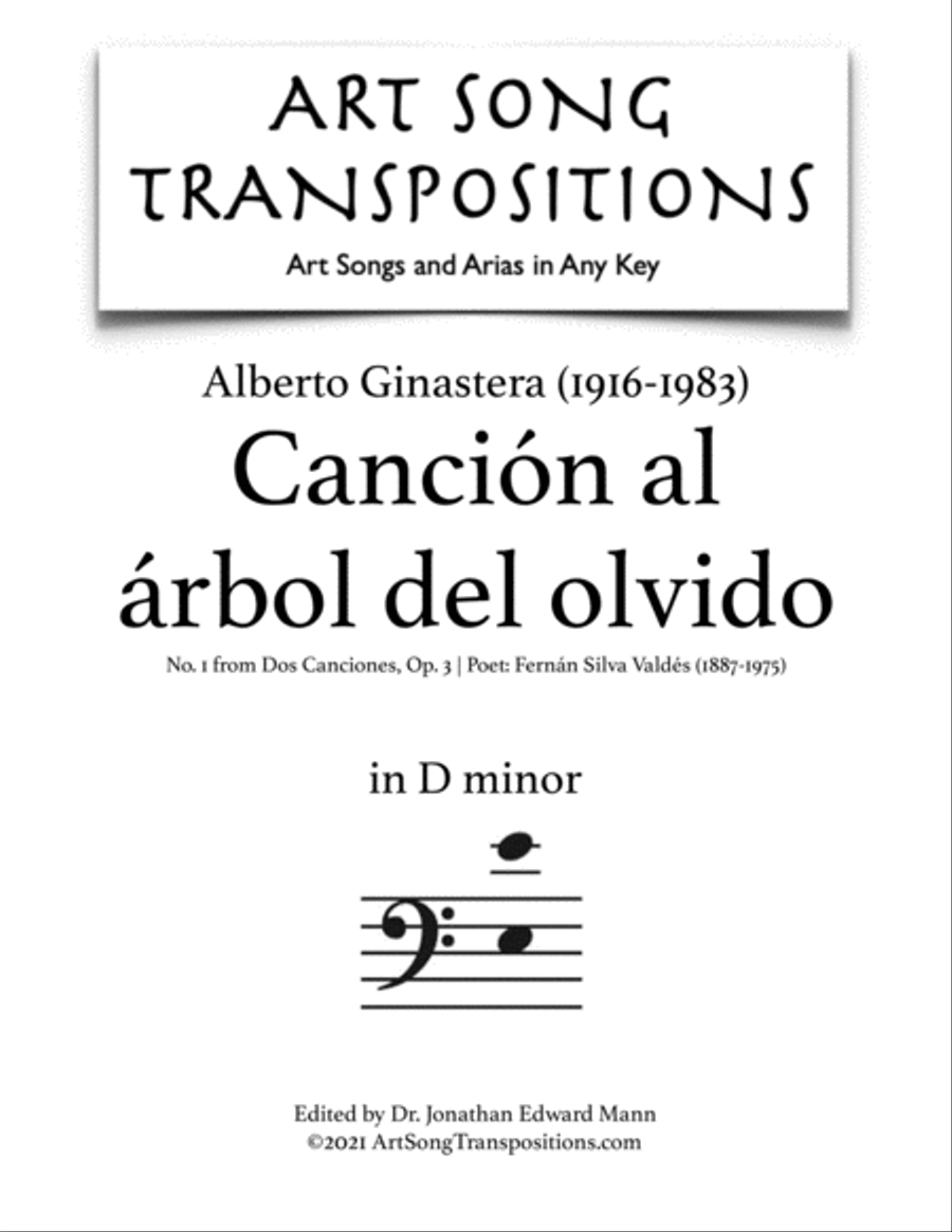 Ginastera Voice scores gallery preview page 1