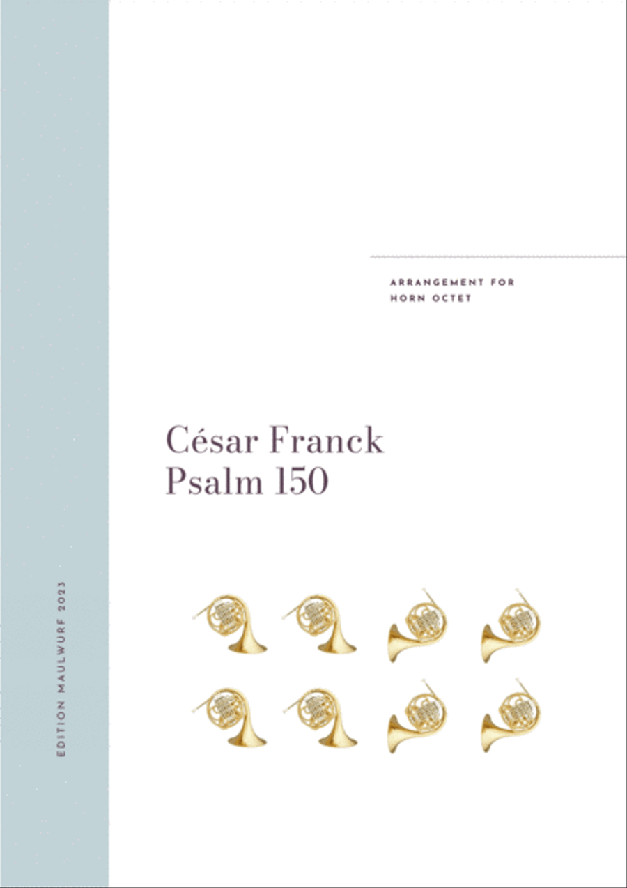 Psalm 150 Horn scores gallery preview page 2