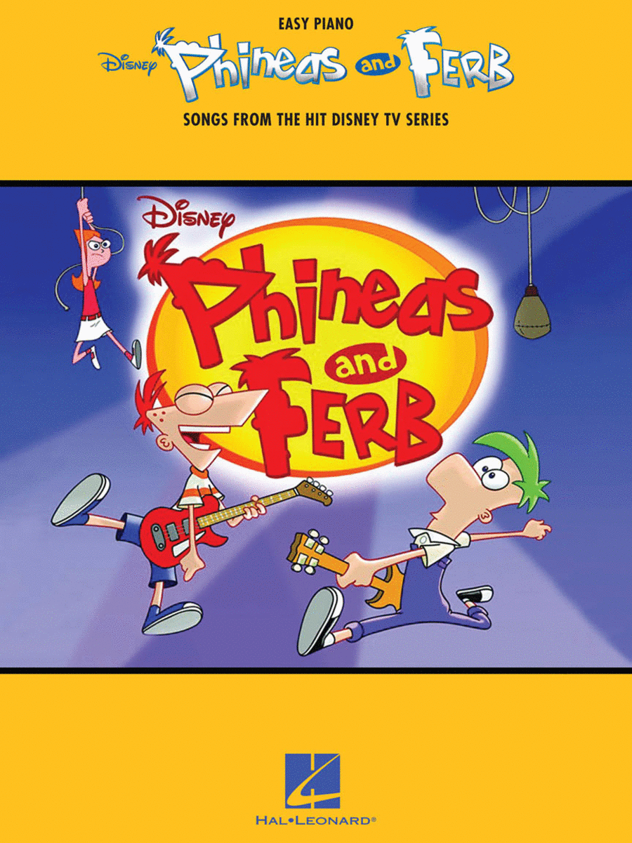 Phineas and Ferb Easy Piano scores gallery preview page 1